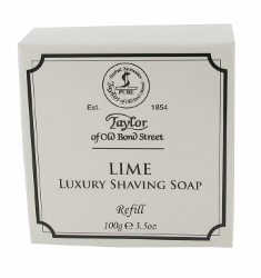 TAY-1059 Taylors Of Old Bond Street Lime Shaving Soap Refill 100g